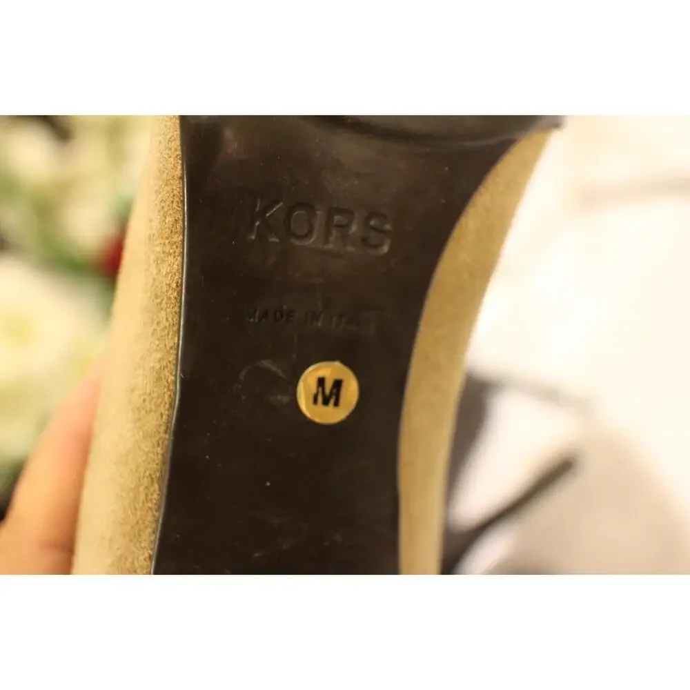 MICHAEL KORS MAE IN ITALY LACED UP BOOTS SIZE 7 (BOT1400